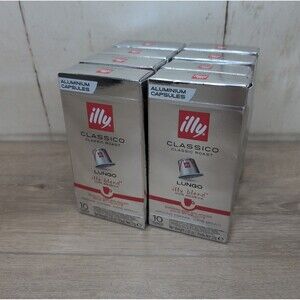 Illy Classico Roast Lungo Single Serve Coffee Capsules 80 Pods Exp 2027 New
